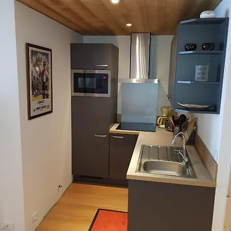 Modern Apt With View On The Aiguille Du Midi Chamonix Exterior photo